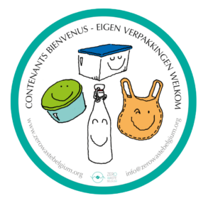 Grâce au sticker "Contenants Bienvenus", amenez votre contenant chez votre commerçant préféré.