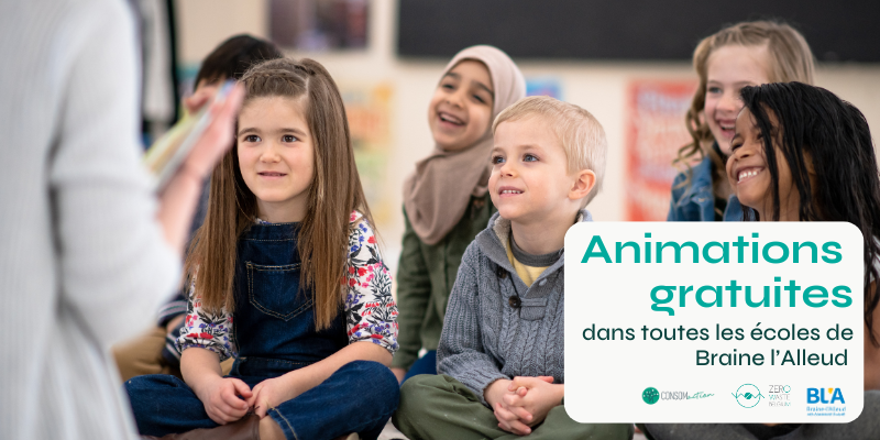 Animations gratuites proposées dans les écoles de Braine l'Alleud